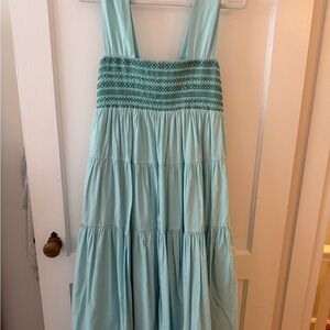Anthropologie Helena Tiered Midi Dress